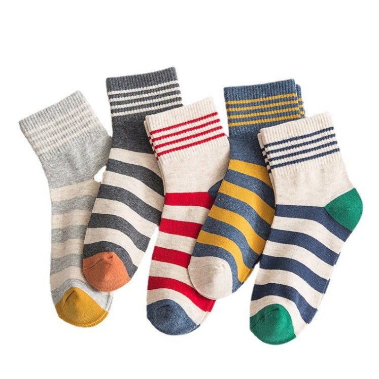 Fashion Casual Ladies Striped Short Socks