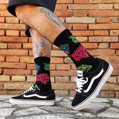 Street Sport Letters Japanese Trendy Socks Creative Tube Socks